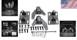 Complete LS Engine Mount Adapter Kit for Chevrolet G-Body Vehicles 1973-1988