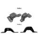 Driver And Passenger Side Pair Of Engine Mount Brackets For Models With Big