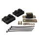 ENERGY SUSPENSION SBC Motor & Trans Mount Kit Zinc Finish Black- 3.1130G