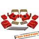 Energy Suspension 3.1124R Red Complete Engine & Transmission Mount Set