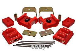 Energy Suspension 3.1124R Red Complete Engine & Transmission Mount Set