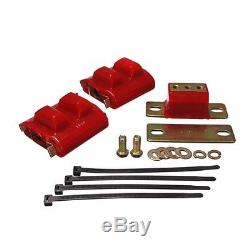 Energy Suspension 3.1130R Motor And Transmission Mount Red Zinc Finish Poly