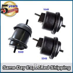Engine Motor Mount Set 3 M1015 55482 5549 For Chevy Traverse GMC Acadia 3.6L
