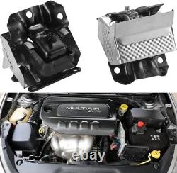 Engine Motor Mount Set with Heat Shield for 2007-2014 Chevy Silverado Tahoe Subu