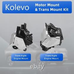 Engine Motor Mount Set with Heat Shield for 2007-2014 Chevy Silverado Tahoe Subu