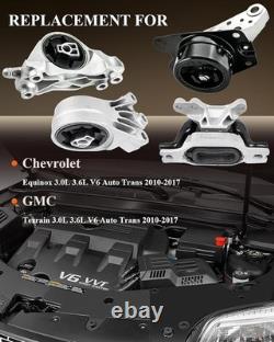 Engine Motor Mount & Trans Mount Replacement for GMC Terrain Chevy Equinox 3.0L