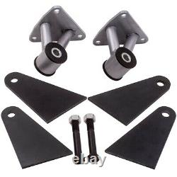 Engine Motor Mount Weld-In Kit for Chevy Engines Big Small Block BBC SBC 350