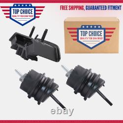 Engine Motor & Trans Mount 3pc Kit Fits Chevy Camaro 2010-2015 3.6L Automatic