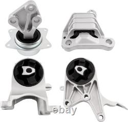 Engine Motor & Trans Mounts 4Pcs Set for Chevrolet Malibu 12-09 2.4L 6 Speed AT
