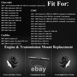 Engine Motor & Transmission Mount Set for Chevy Tahoe, GMC Yukon, Cadillac Escal