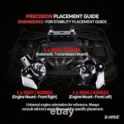 Engine Motor and Transmission Mount Set 3PCS Compatible with 2019-2025 Chevy