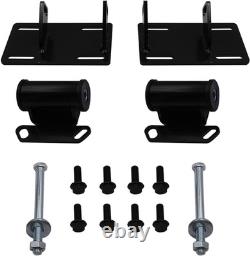 Engine Mount Adapter Plates Urethane Swap Kit for Chevrolet S10 Blazer Jimmy