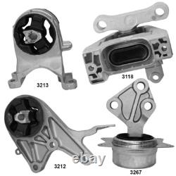 Engine Mount & Auto Trans Mounts 4PCS for Chevrolet Malibu 12-09 L4-2.4L 6 Speed