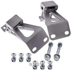 Engine Mount Brackets for Chevy C10 Fit GMC Truck Small Block V8 1963-1972