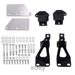 Engine Mount Kit for Chevy C10 1963-72 LS 6372MP-SM Complete Adapter Brackets