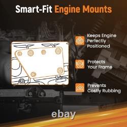 Engine Mount Kit for Chevy C10 1963-72 LS 6372MP-SM Complete Adapter Brackets