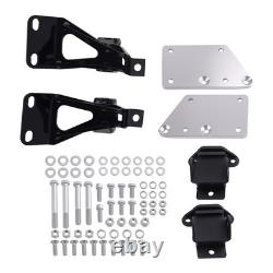 Engine Mount Kit for Chevy C10 1963-72 LS 6372MP-SM Complete Adapter Brackets