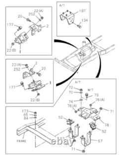 Engine Mount Left + Right For Isuzu NPR NPR-HD NQR NRR 4HK1 5.2L 07-10