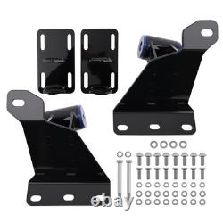 Engine Mounts Black Fit For Suburban Blazer Chevy C10 2wd 1963-1972 Steel