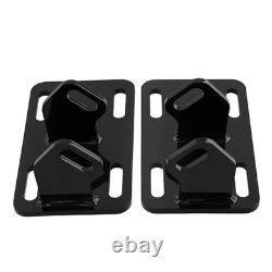 Engine Mounts Black Fit For Suburban Blazer Chevy C10 2wd 1963-1972 Steel