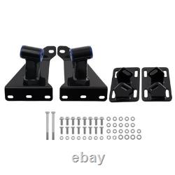Engine Mounts Kit Fit For Suburban Blazer Chevy C10 2wd 1963-1972 Black