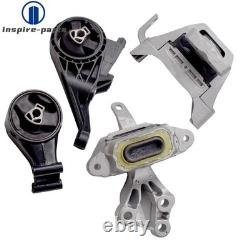 Engine & Trans Mount Set 4PCS For Chevrolet Cruze 2011-2016 1.4L Automatic Trans