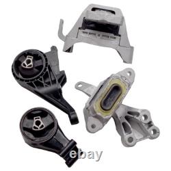 Engine&Trans Mount Set 4PCS For Chevy Cruze 2011-16 1.4L 1.8L Automatic Trans