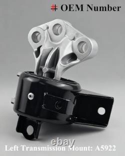 Engine & Transmission Mount Kit for 2012-2019 Chevrolet Sonic Manual