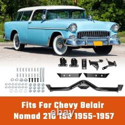 Fit 1955-1957 Chevy 210 150 V8 Belair Nomad Engine Transmission Mount Kit US