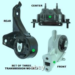 Fits 2004-2010 Chevrolet Malibu (3.5l, V6) - Set Of 3 Transmission Mounts