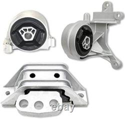 Fits 2005-2009 Chevrolet Equinox/Pontiac Torrent 3.4L Motor & Trans Mount 3pc