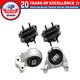 Fits 2008-2009 Chevrolet Equinox/Pontiac Torrent 3.6L AUTO Motor & Trans Mount