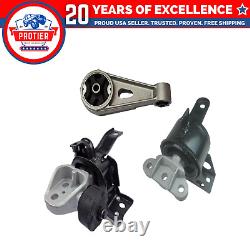 Fits 2014-2015 Chevrolet Spark 1.2L AUTO CVT Engine Motor & Trans Mount 3PCS