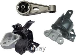 Fits 2014-2015 Chevrolet Spark 1.2L AUTO CVT Engine Motor & Trans Mount 3PCS