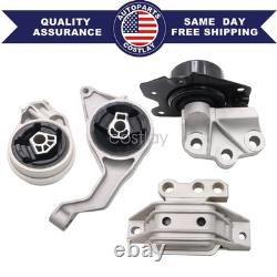 Fits For 2005-2010 Chevrolet Cobalt 2.2L 2.4L 4PCS Motor Mount & Trans Mount Set