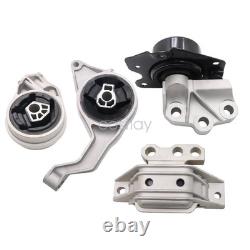 Fits For 2005-2010 Chevrolet Cobalt 2.2L 2.4L 4PCS Motor Mount & Trans Mount Set