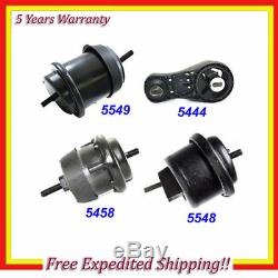 For 09-15 Chevy Traverse/GMC Acadia 3.6L Engine Motor & Trans. Mount Set 4 M991