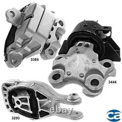 For 16-17 Engine Motor Mounts & Auto Trans Mount 3Pcs Set for Chevrolet Trax 1.8