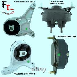 For 2008-2012 Chevrolet Malibu 3.6l, V6 Set Of 4 Engine & Transmission Mounts