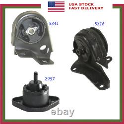 For Chevrolet S10/GMC Sonoma 2.2L Engine & Trans Mount Auto Set 2957 5316 5341