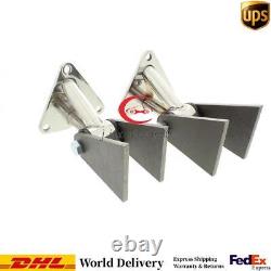 For Small&Big Block Chevy Polished Stainless Engine Motor Mounts SBC 350 BBC 454