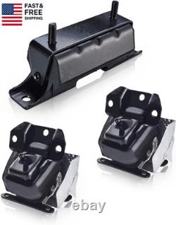 Front Engine and Trans Mount Set Compatible with Chevy GMC Cadillac 2007-2013