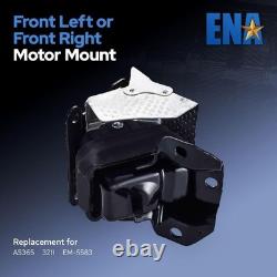 Front Engine and Trans Mount Set Compatible with Chevy GMC Cadillac 2007-2013 Si