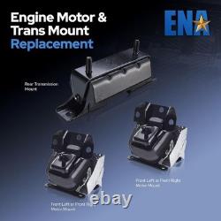 Front Engine and Trans Mount Set Compatible with Chevy GMC Cadillac 2007-2013 Si