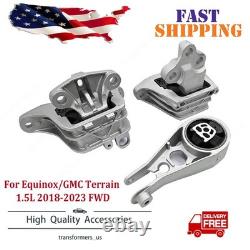 Fwd New Motor & Trans Mount Set For 2018-2023 Chevrolet Equinox Gmc Terrain 1.5l