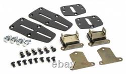 GSI Adjustable LS Motor Mounts with Rubber Clam Shells Fits LS1 LS2 LS3 LS6