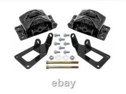 ICT Billet 2WD 1988-1998 Chevy / GMC OBS Truck LS Swap Engine Mount Kit