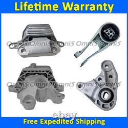 K4559 Motor & Transmission Mount Set 4x For 17-22 Chevrolet Malibu 2.0L FWD AUTO