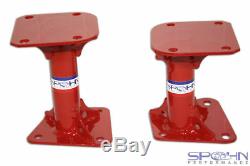 LS1 Front Mount Turbo Solid Motor Mounts SP-992 RED