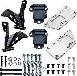 LS Engine Conversion Motor Mounts Swap Kit LS1 LS2 LS3 For 55-57 Chevy Belair